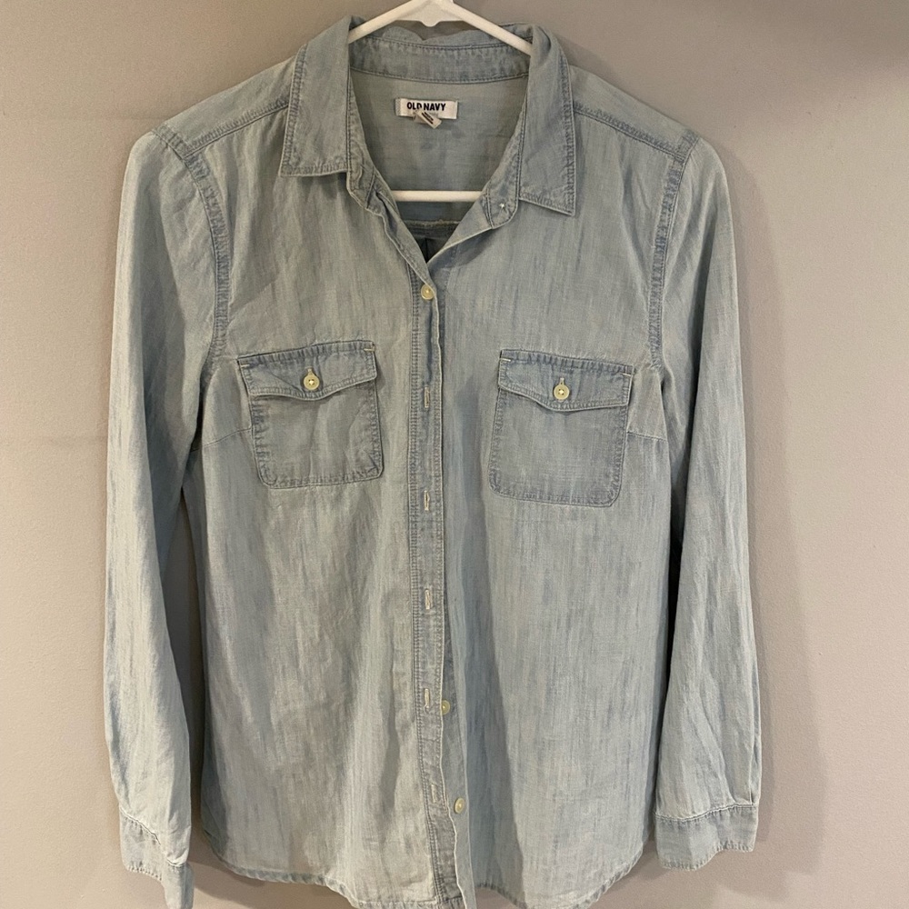 Old Navy Jean Button Up